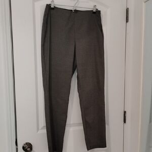 Nine West Gray Dress Pants Tailored Straight-Leg